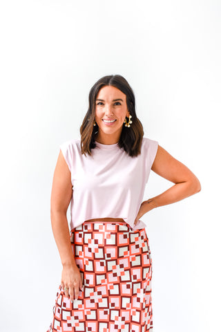 Be There Or Be Squared Slip Skirt