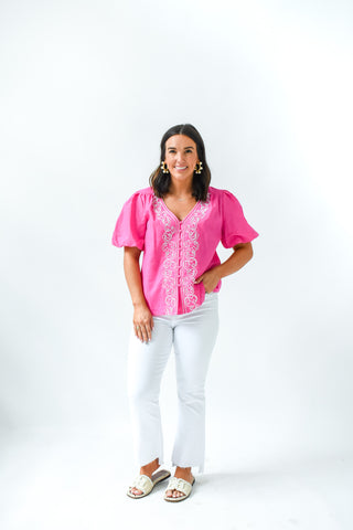 Sew Cute Embroidered Top