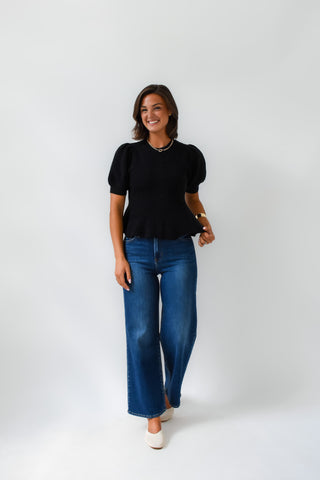 Send Up A Flare Knit Top