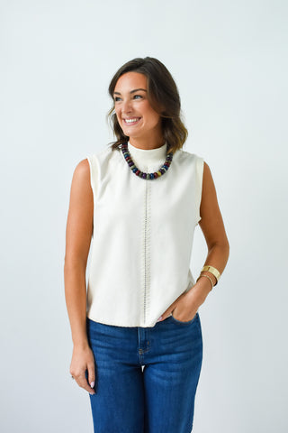 The Softer Suede Mockneck Top