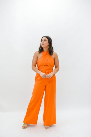 Tangerine Twist Crop Top