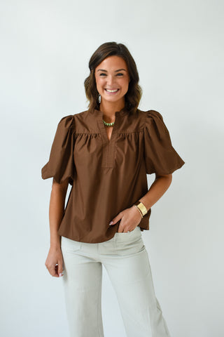 Puff Love Bubble Sleeve Top