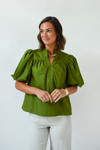Puff Love Bubble Sleeve Top