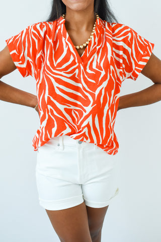 Tiger Beat Game Day Top