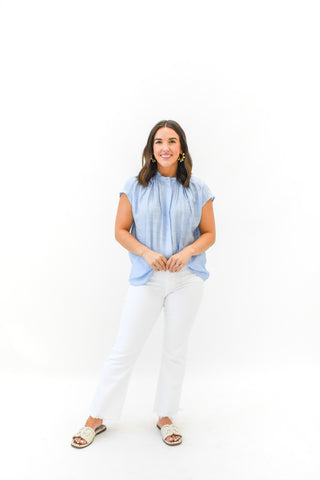 Chic Charm Button Down Top