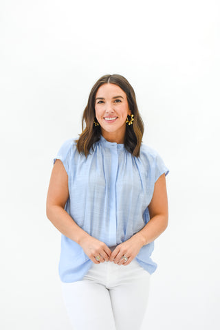 Chic Charm Button Down Top