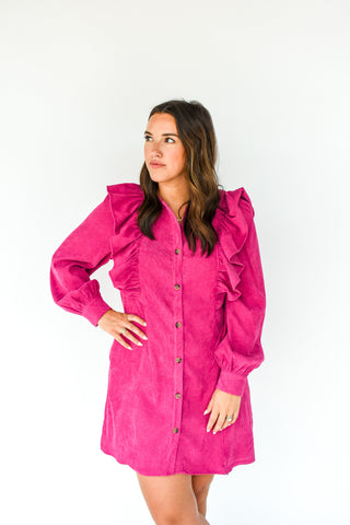 Fall Feels Corduroy Dress