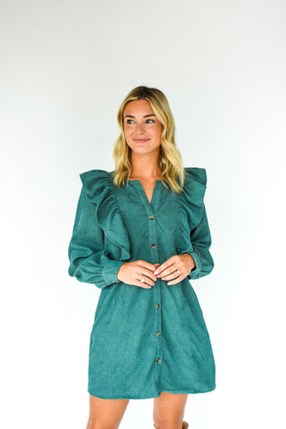 Fall Feels Corduroy Dress