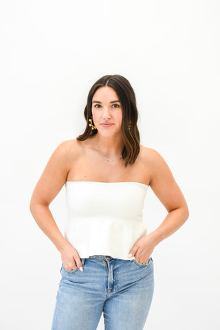 Ellie Knit Peplum Top
