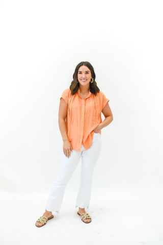 Chic Charm Button Down Top