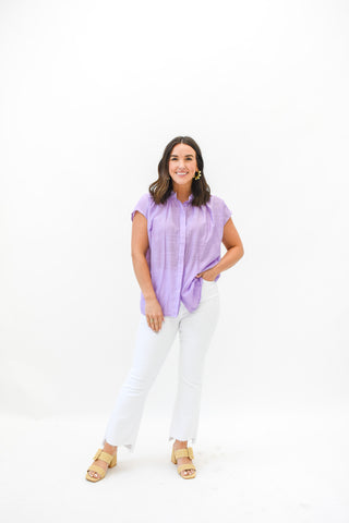 Chic Charm Button Down Top