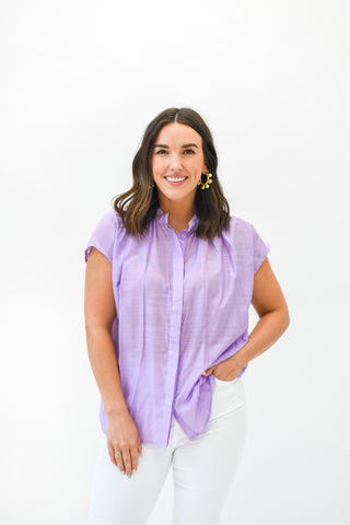 Chic Charm Button Down Top