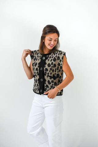 Feline Just Fine Sweater Vest
