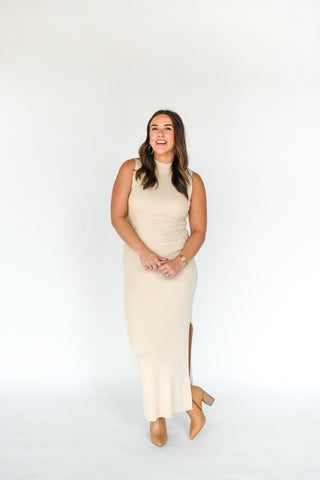 The Astrid Fitted Ribbed Dress