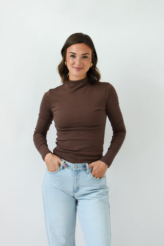 Neck Level Mock Neck Top
