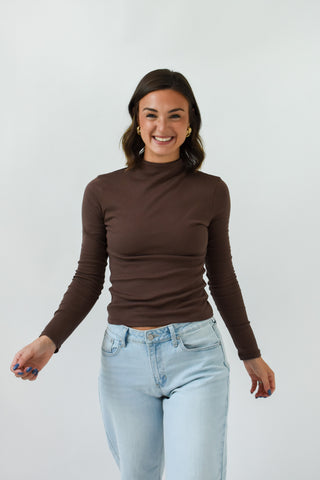 Neck Level Mock Neck Top