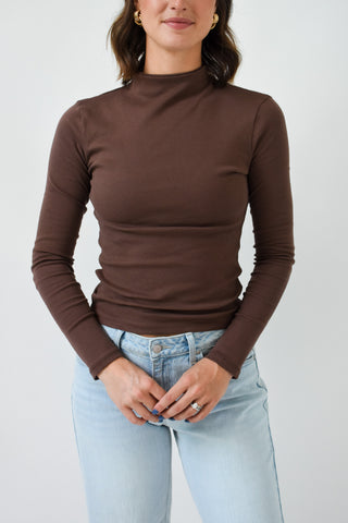 Neck Level Mock Neck Top