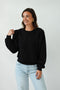 Running On Comfy Puff Sleeve Sweatshirt
