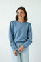 Running On Comfy Puff Sleeve Sweatshirt