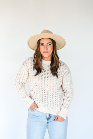 Toasty Threads Marled Yarn Sweater