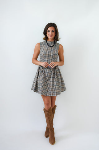 Double Check Gingham Dress