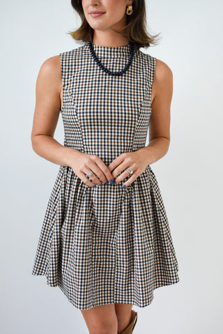 Double Check Gingham Dress