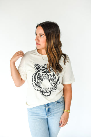You Are Pawsome Tiger Print Tee