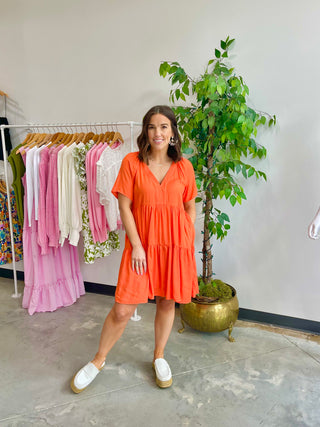 Ready To Roar Tiered Dress