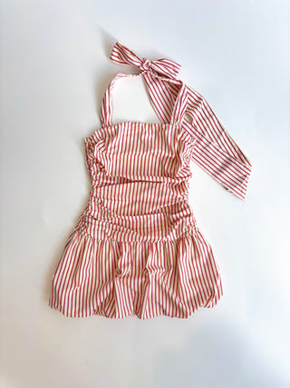 Falling In Line Bubble Dress