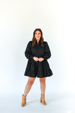 Play By Tier Button Down Dress