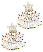 Star Christmas Tree Earrings