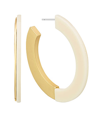 45mm Acrylic And Metal Hoops