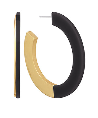 45mm Acrylic And Metal Hoops