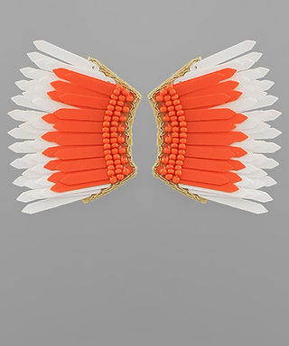 Wing Shape Earrings