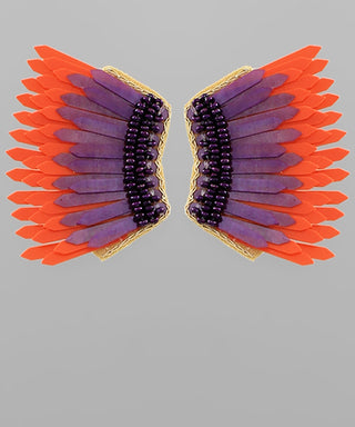 Wing Shape Earrings
