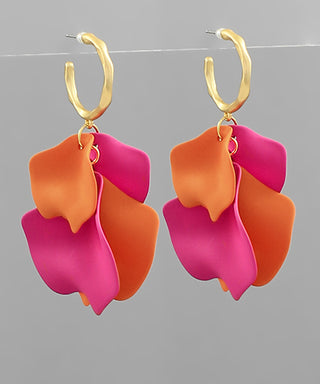 Color Coated Petal Hoops