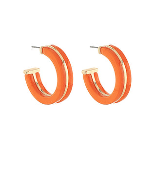 30mm Acrylic And Metal Hoops