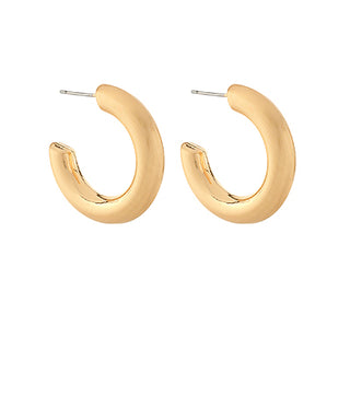 Bold Metal Open Hoops