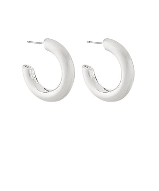 Bold Metal Open Hoops