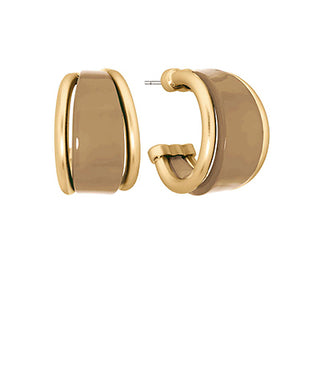 Acrylic & Metal Hoops