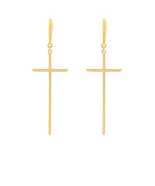 Cross Dangle Earrings