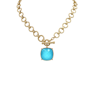 Big Stone Pendant Necklace