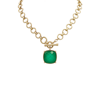 Big Stone Pendant Necklace