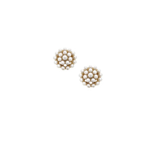 Pearl Cluster Earrings