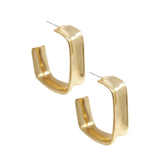 Bold Open Square Hoops