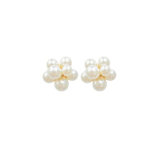 Pearl Cluster Earrings
