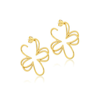 Sheila Fajl Carnation Hoops