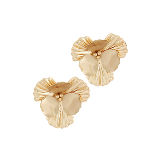Flower Textured Earrings
