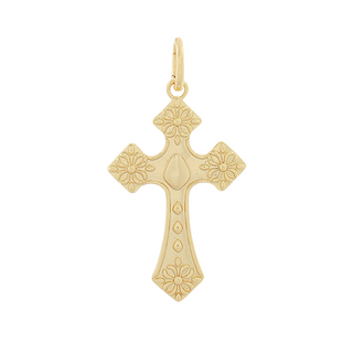 Textured Cross Pendant