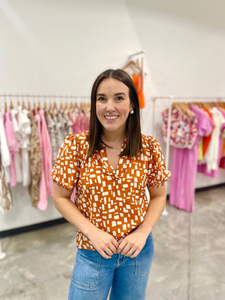 Boxed In Beauty Top